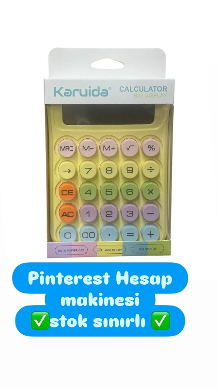 PİNTEREST HESAP MAKİNESİ